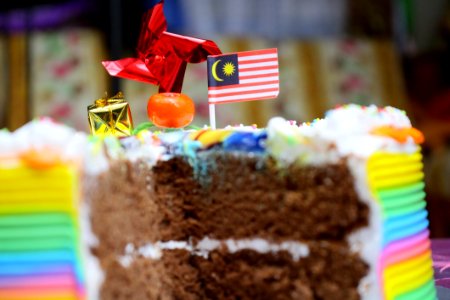 Close-up Of Birthday Cake photo