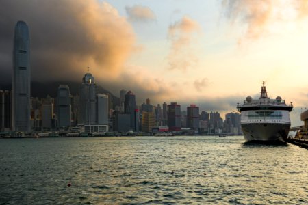 Buildings Clouds Harbour