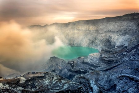 Crater Fog Lake