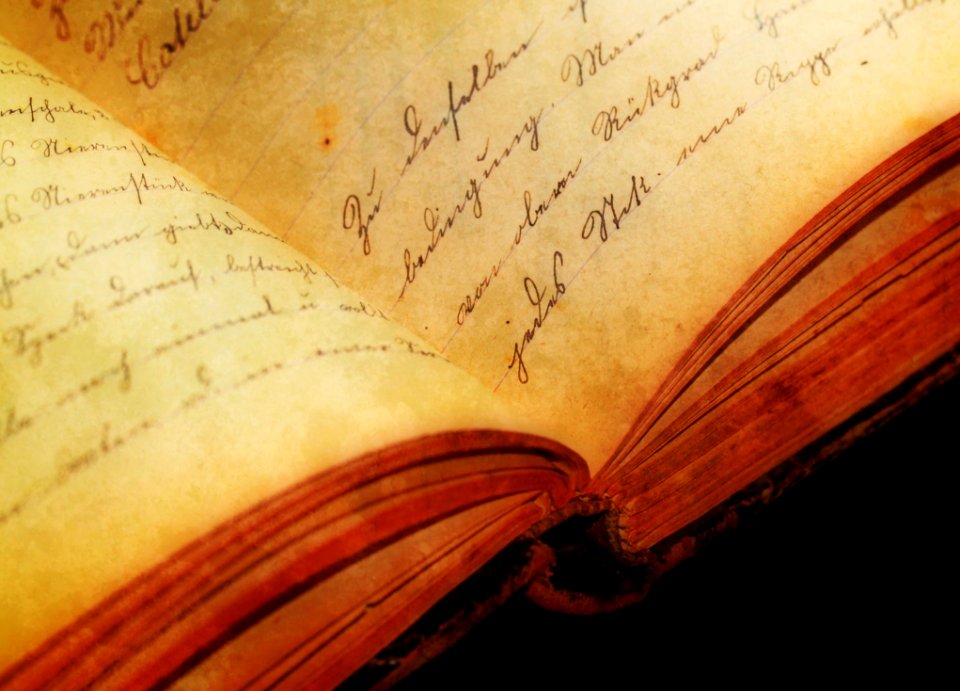 Antique Book Close-up