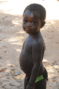 Color black children photo