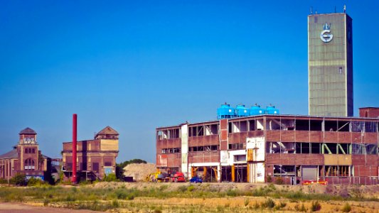 Abandoned Architecture Blue photo