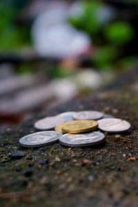 Blur Close-up Coins photo