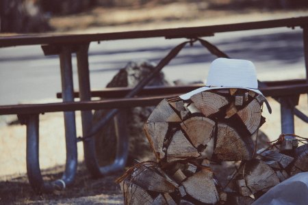 Firewood Hat Pile photo
