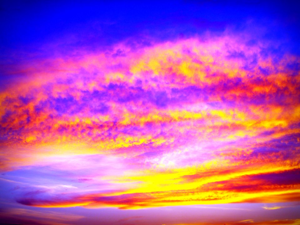 Afterglow Beautiful Cloudiness