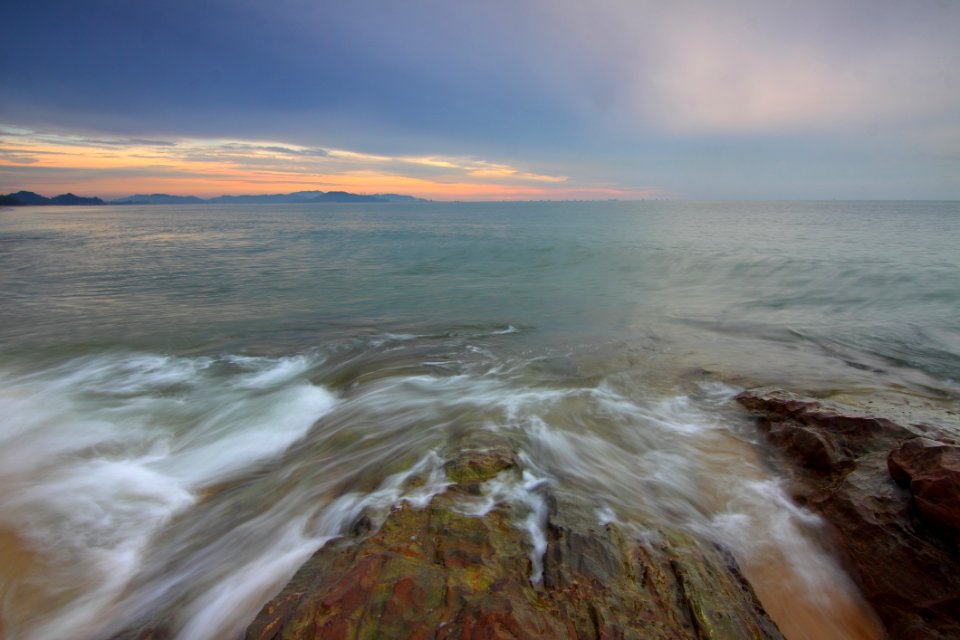 Beach Clouds Dawn