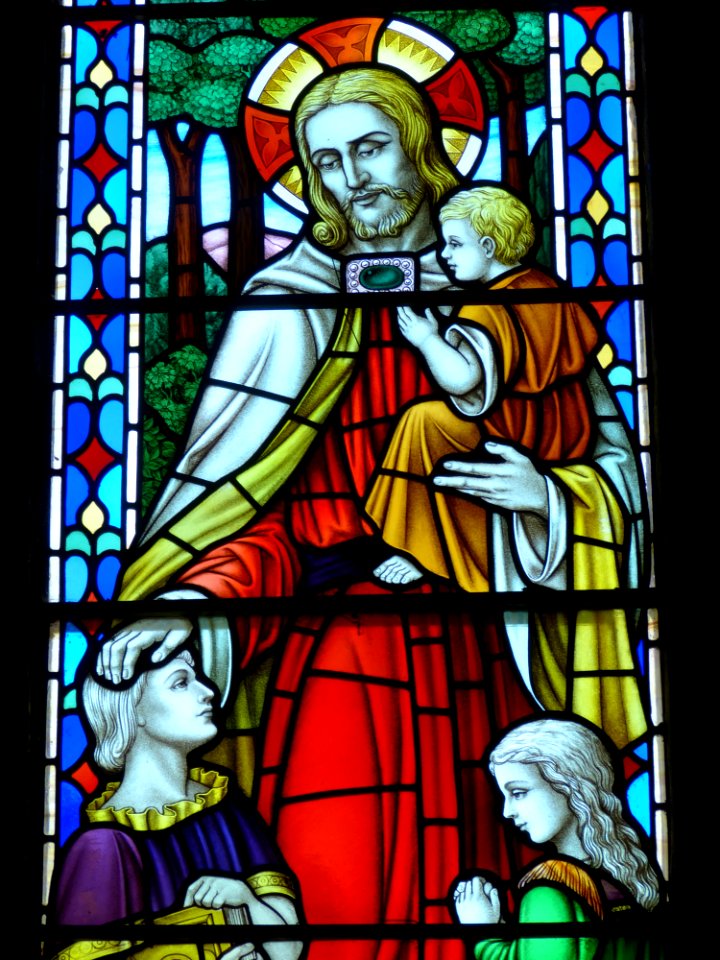 Jesus Christ Stained Glass Artwork