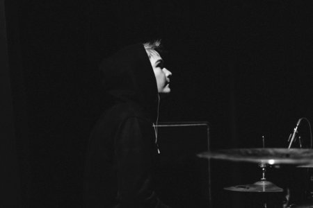 Black-and-white Dark Drum photo