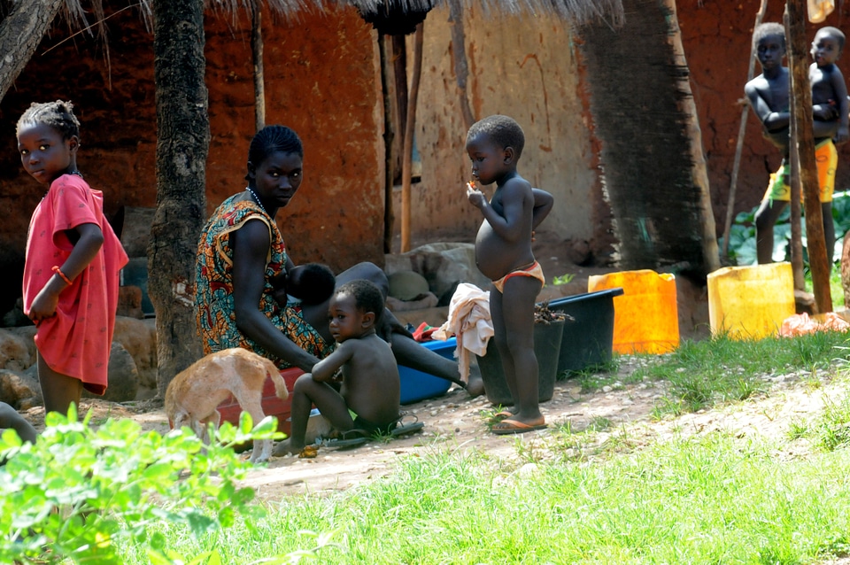 Black african poverty