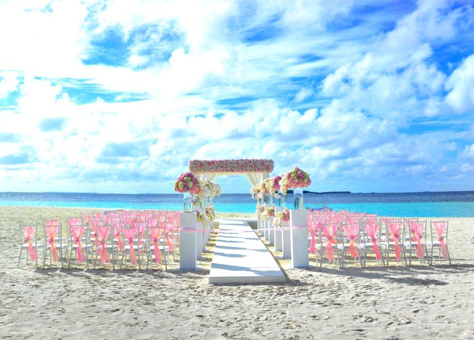 Beach Chairs Clouds