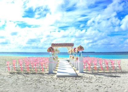 Beach Chairs Clouds