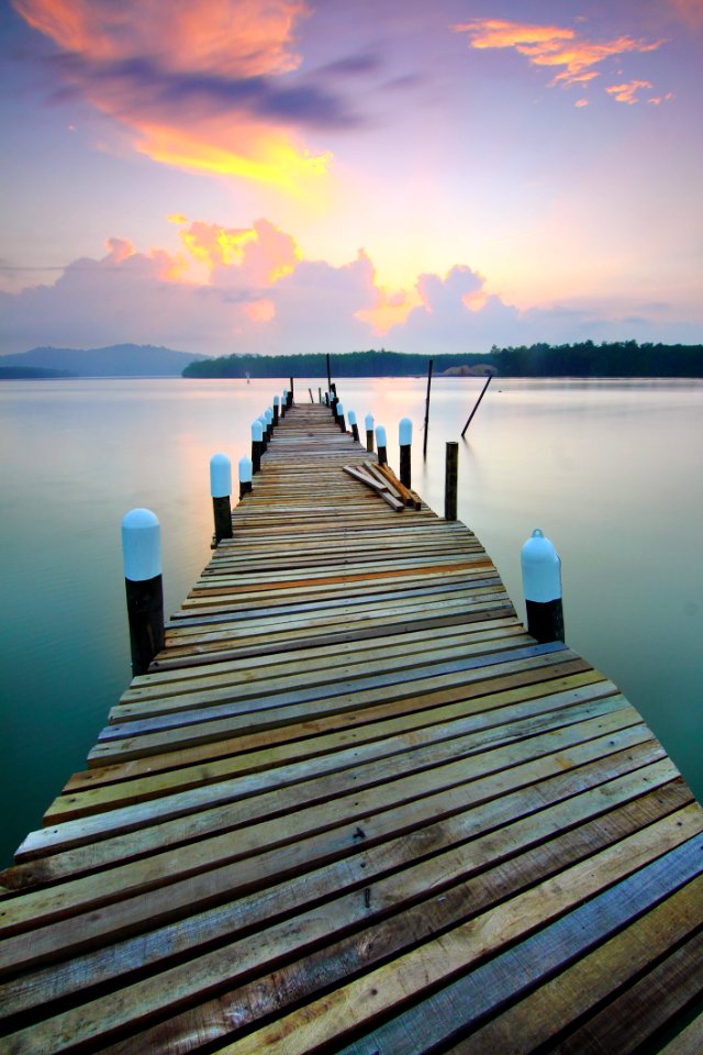 Clouds Dock Jetty