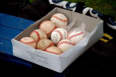 Red And White Baseball
