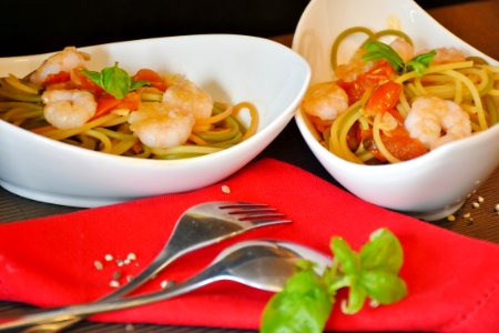 Noodles Top With Shrimp