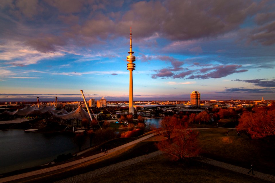City With Tower Landscape