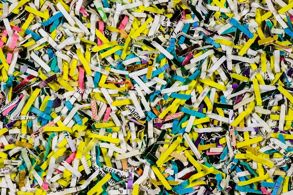 Papierschredder aktenschredder wood chips