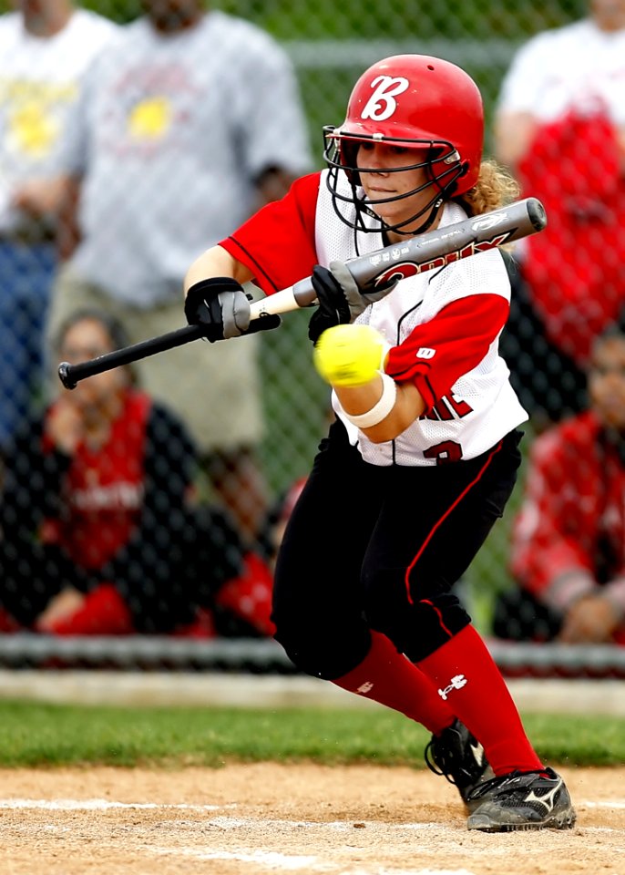 Woman Holding Baseball Bat