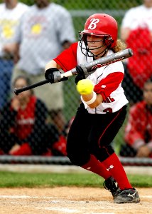 Woman Holding Baseball Bat