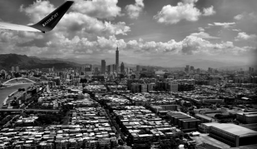 Grayscale Photography Of Aerial View Of City