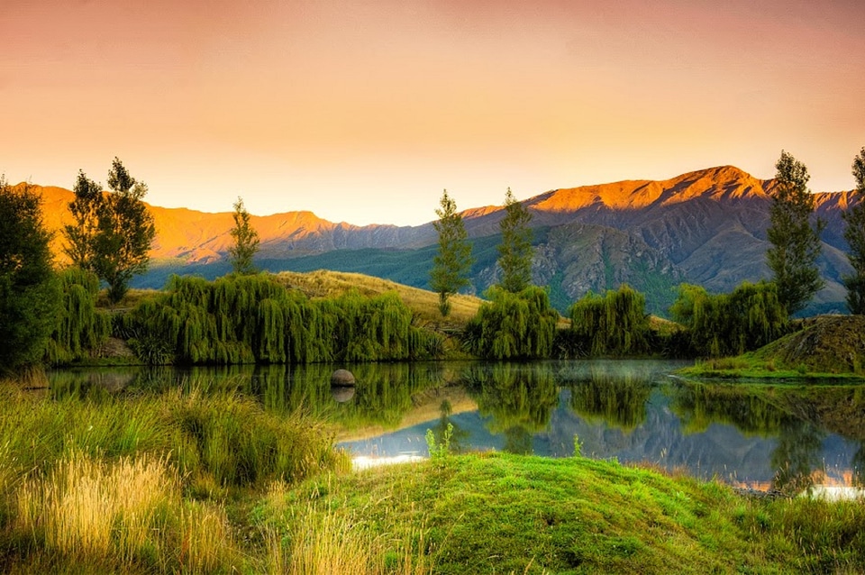 New zealand mountains landscape