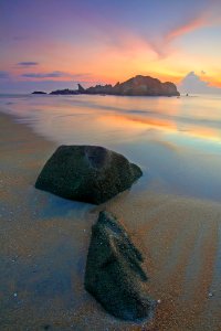 Beach Clouds Dawn photo