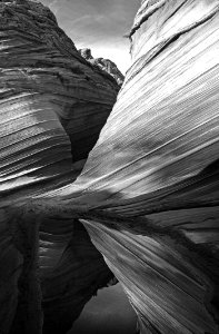 Greyscale Photography Of Mountain photo