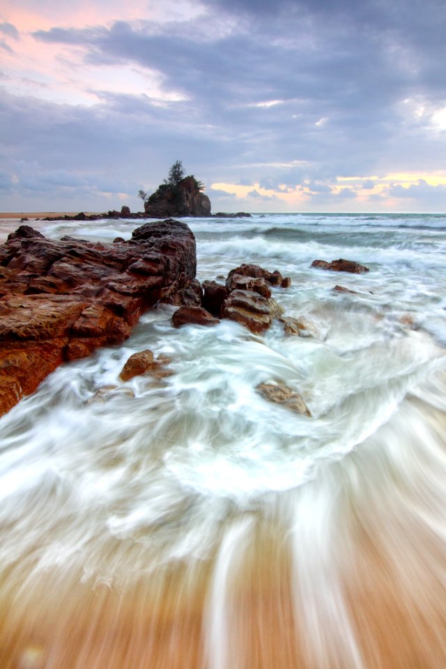 Beach Clouds Landscape