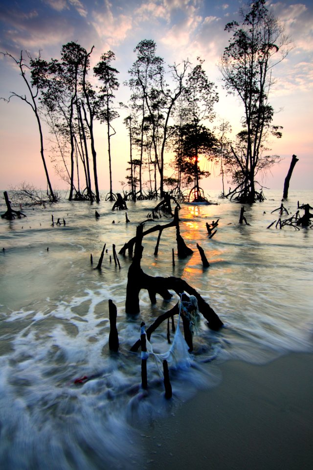 Beach Clouds Dawn