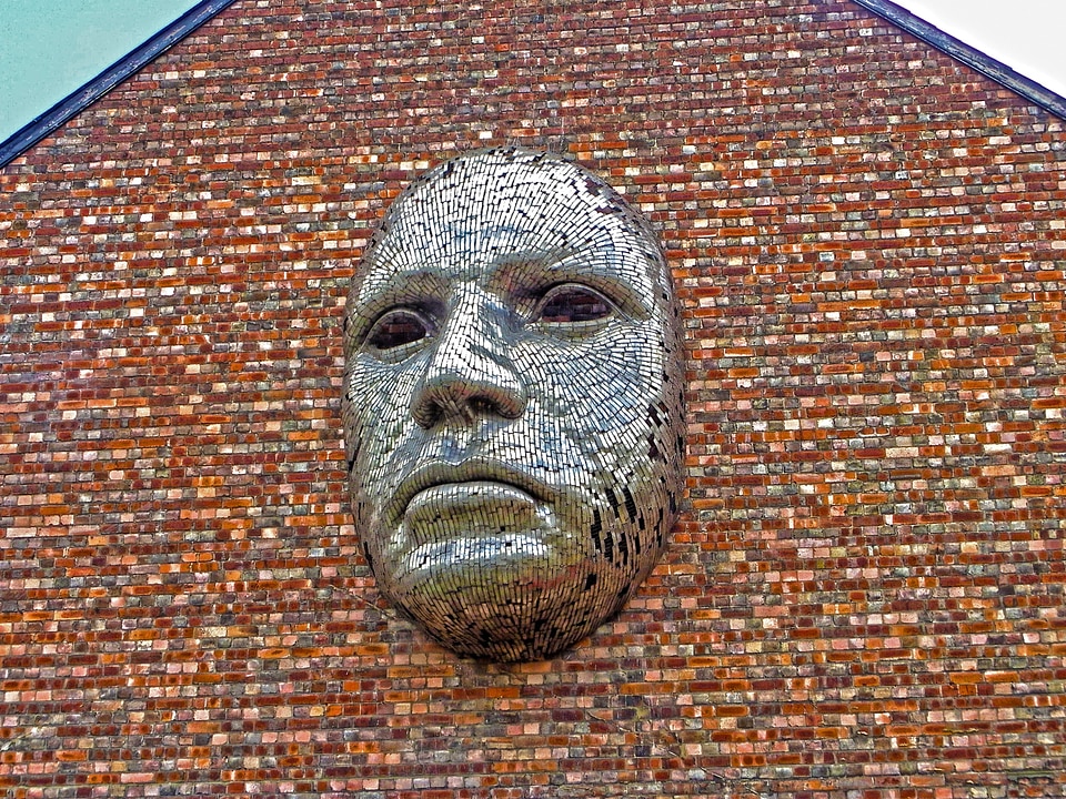 Architecture facade brick