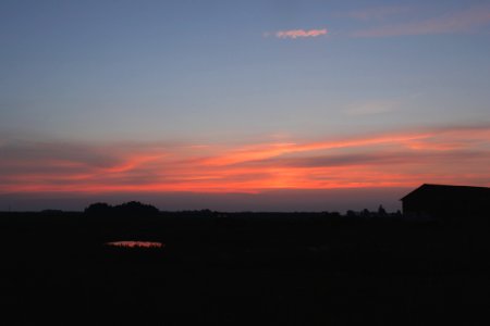 Clouds Dawn Landscape photo