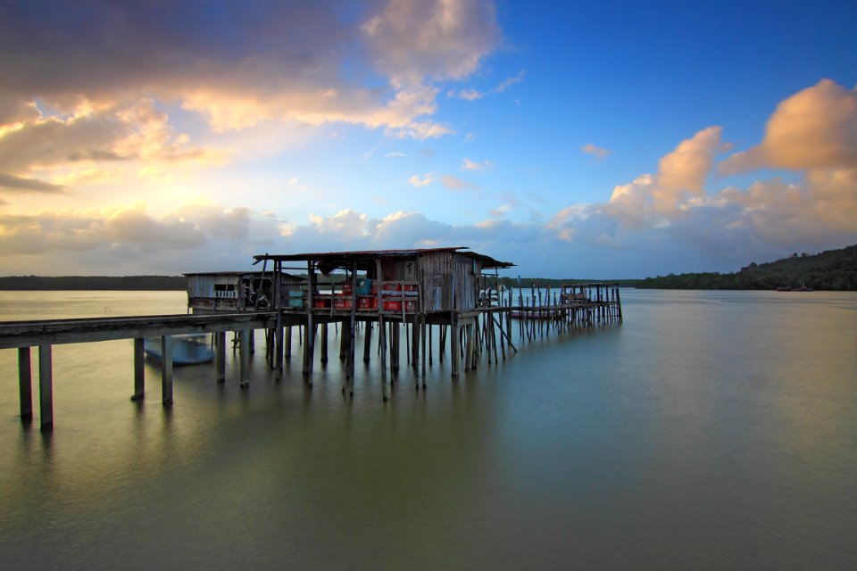 Beach Boat Bridge