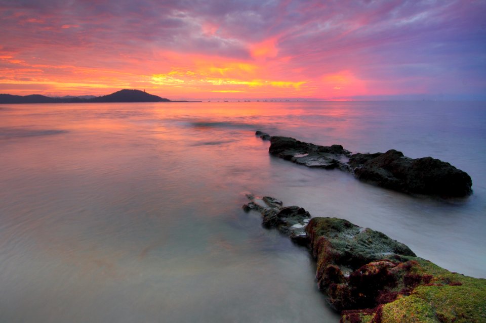 Beach Clouds Dawn