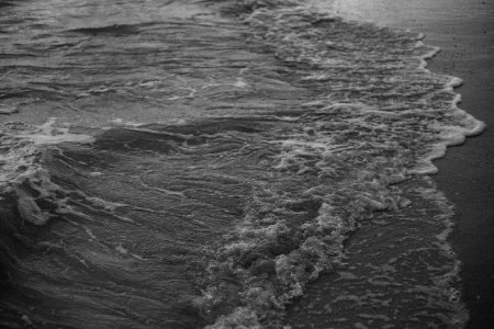 Beach Black-and-white Motion photo