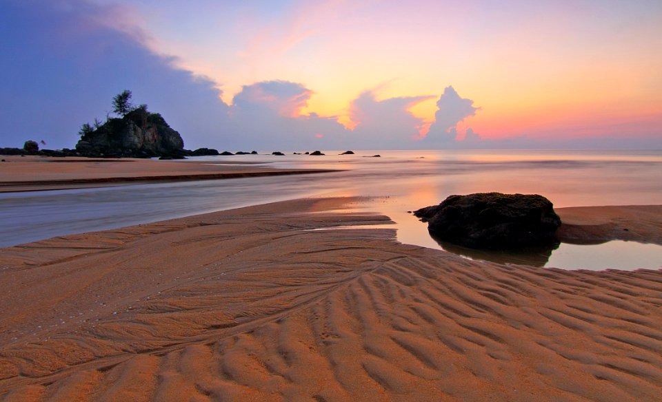 Beach Clouds Dawn