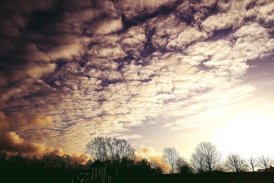 Backlit Clouds Dark