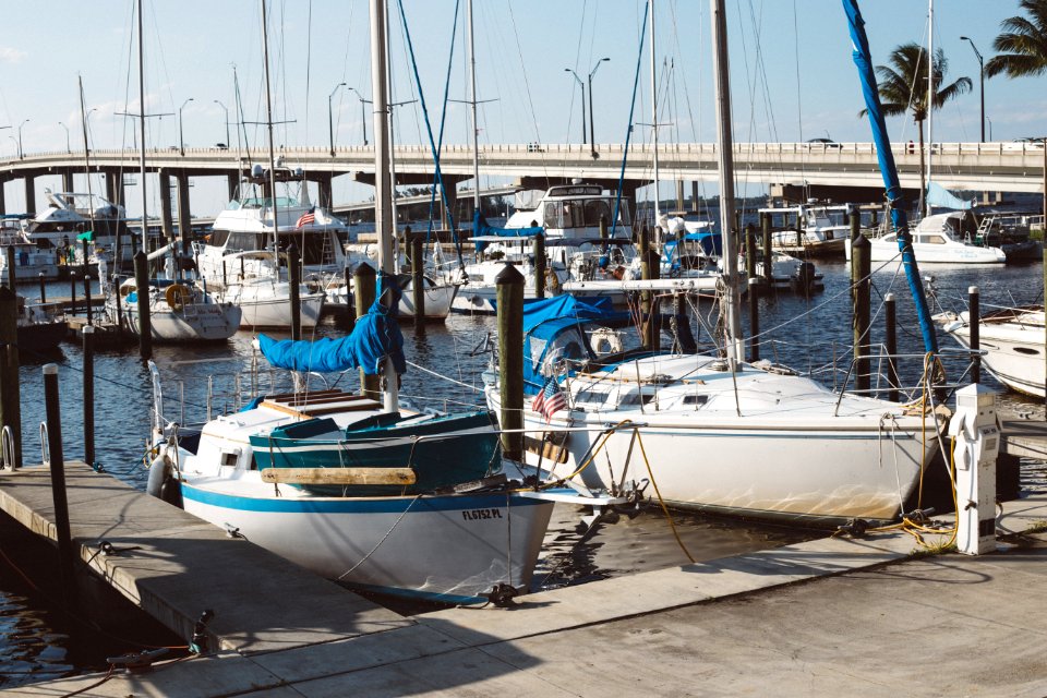 Boats Bridge Coast photo