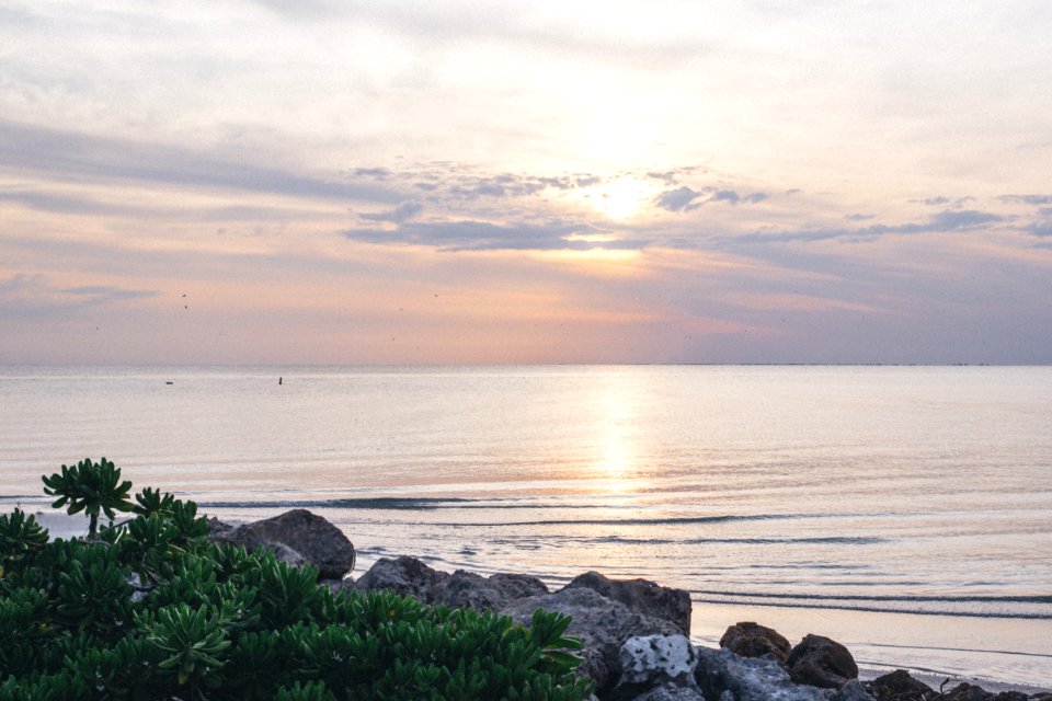 Beach Clouds Horizon