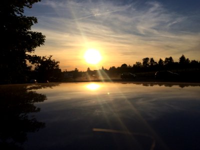 Reflection Sky Water Nature photo