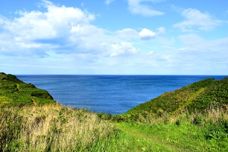 Coast Sky Sea Headland photo