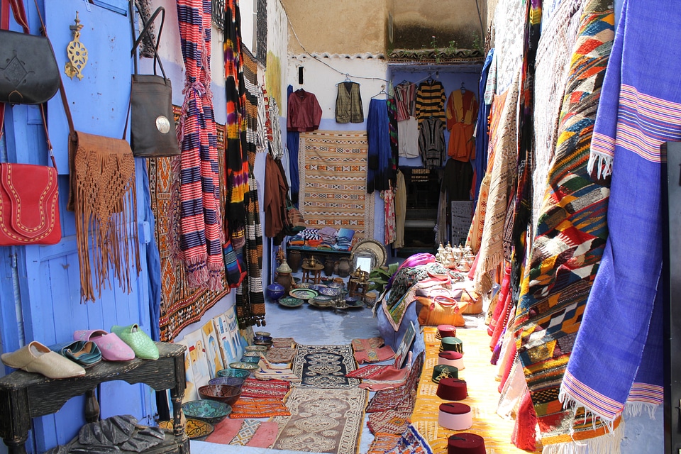 Morocco chefchaouen crafts