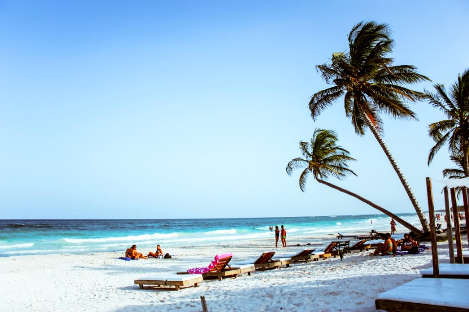 Group Of People On Beach