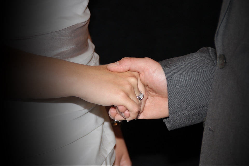 Wedding ring wife husband