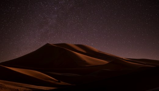 Desert During Nighttime photo