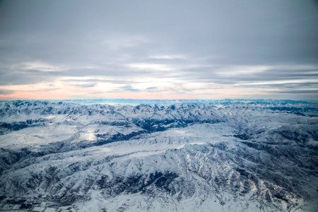 Snowfield Over Horizon