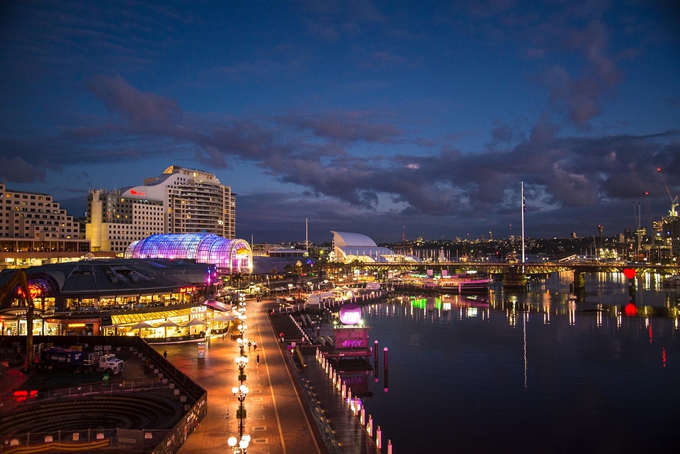 Dawn architecture skyline