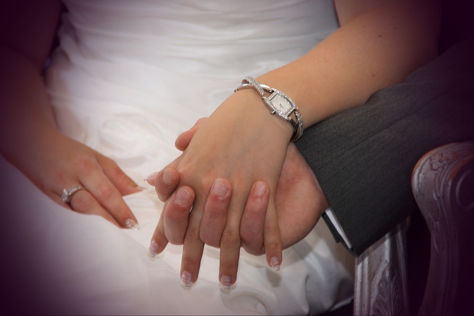 Wedding ring wife husband