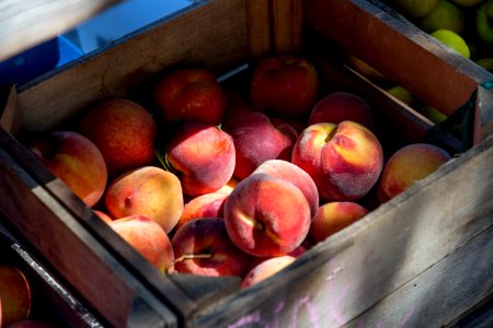 Produce Fruit Peach Local Food photo