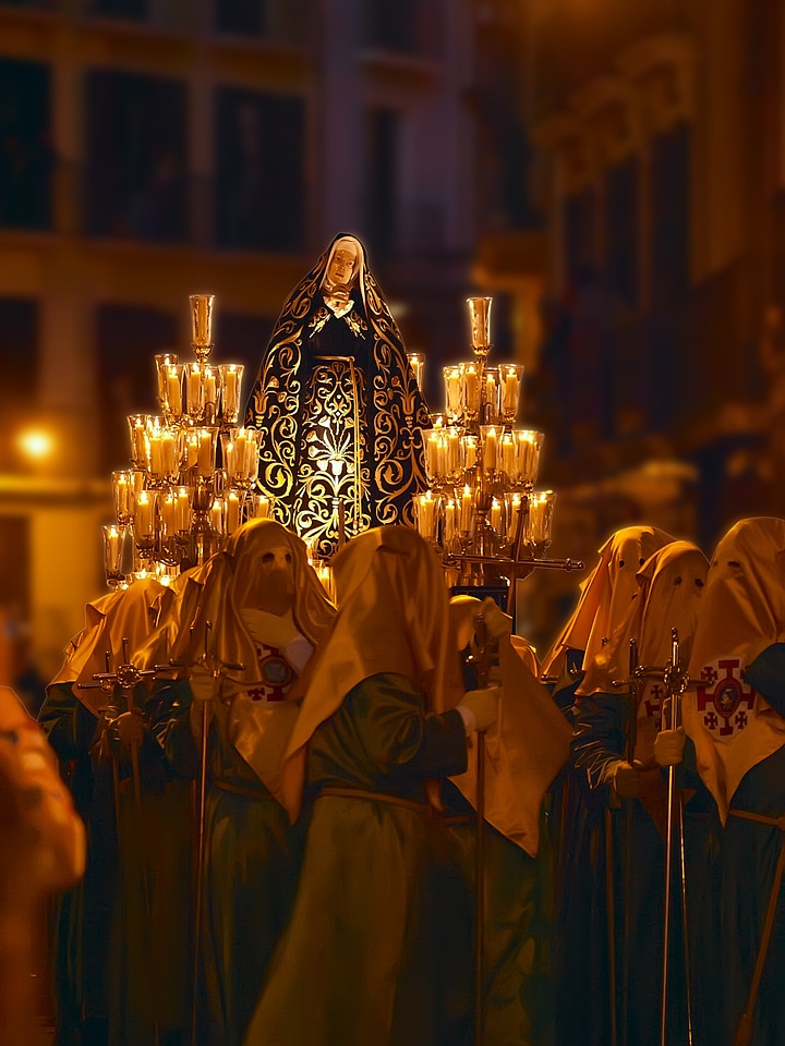 Blessed virgin mary painful pamplona
