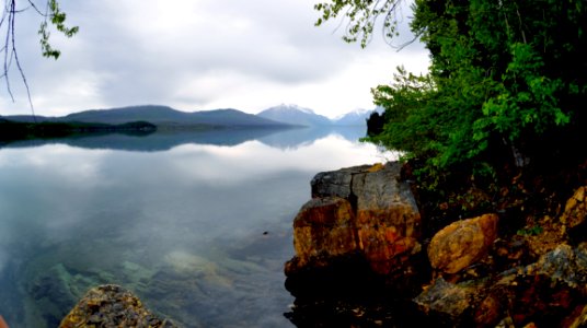 Nature Water Reflection Lake photo