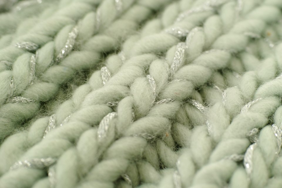 Close Up Thread Rope Grass